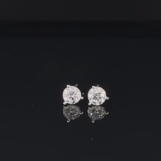 1ct+ Lab Grown Diamond Earrings